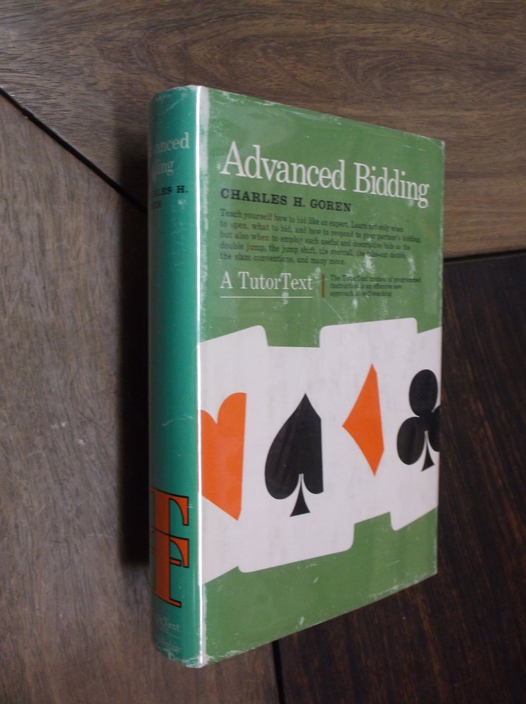 Item #10029 Advanced Bidding (A Tutor Text). Charles H. Goren.