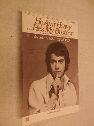 Item #11488 He Ain't Heavy...He's My Brother (Sheet Music). Bob Russell, Bobby Scott