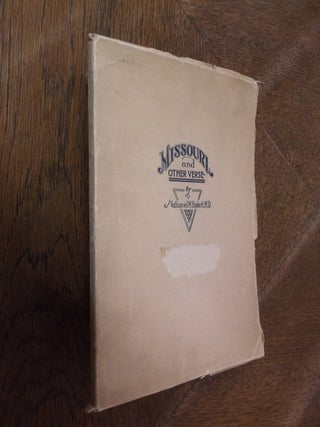 Item #11597 Missouri and Other Verse. Nathaniel M. Baskett M. D