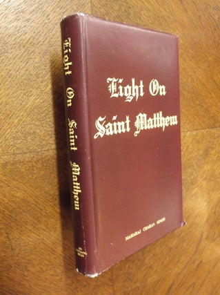 Item #18573 Light on Saint Matthew. Maharaj Charan Singh