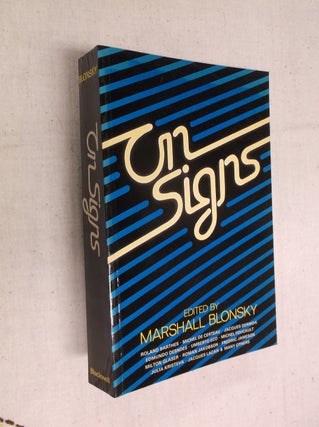 Item #19225 On Signs. Marshall Blonsky