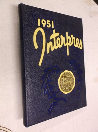 Item #19412 1951 Interpres: University of Rochester New York College Yearbook. Yearbook Staff...