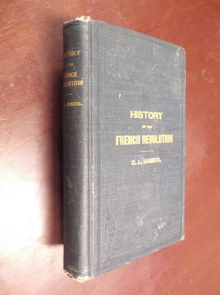 Item #19457 History of the French Revolution. C. L. James