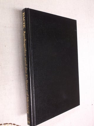 Item #19772 Apologetics and the Eclipse of Mystery: Mystagogy According to Karl Rahner. James J....