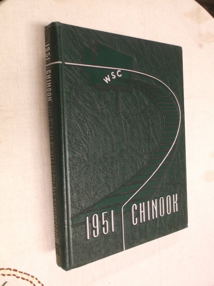 Item #20050 The 1951 Chinook Yearbook of Washington State College. Janet Sorenson.