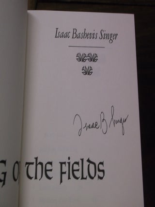 Item #21836 The King of the Fields. Isaac Bashevis Singer