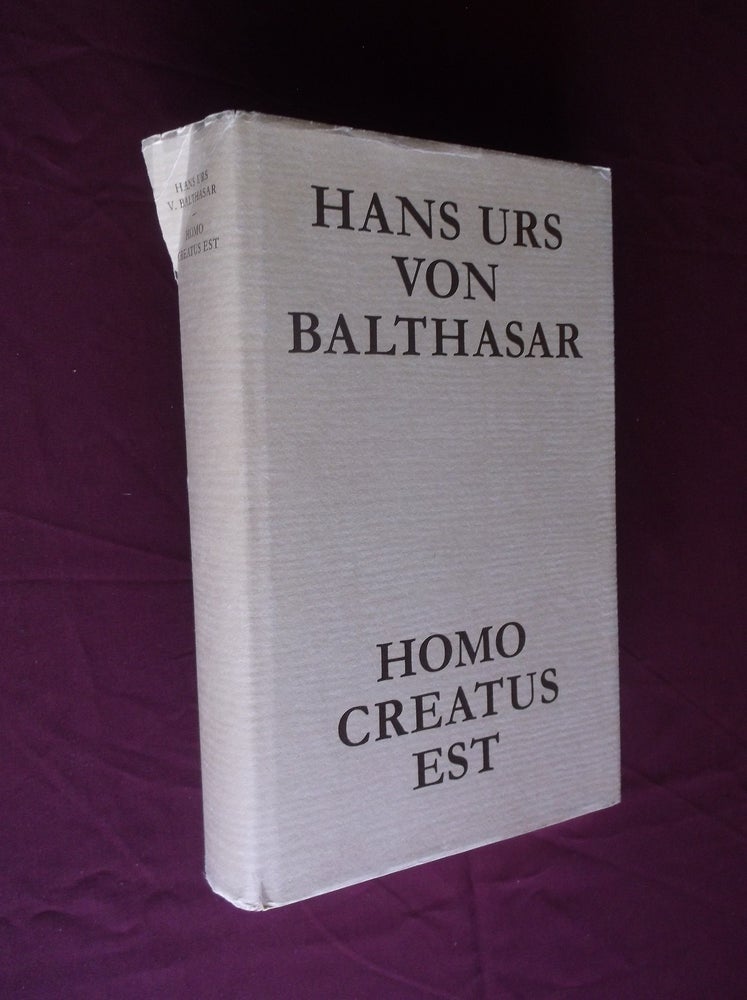 Item #22171 Homo creatus est: Skizzen zur Theologie V. Hans Urs von Balthasar.
