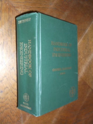 Item #22479 Handbook of Industrial Engineering. Gavriel Salvendy