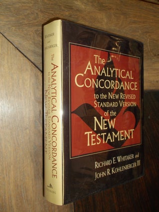 Item #22843 The Analytical Concordance to the New Revised Standard Version of the New Testament....