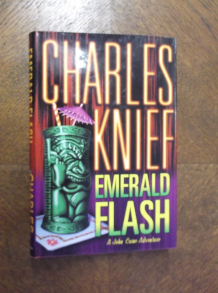 Item #23118 Emerald Flash (John Caine Mysteries). Charles Knief.