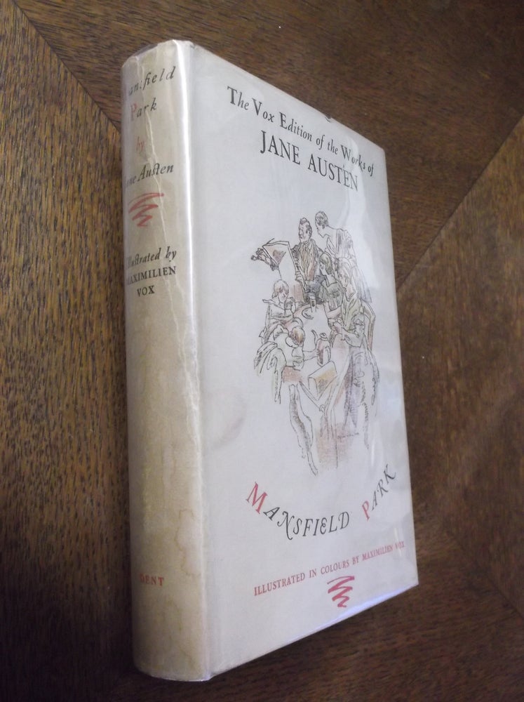 Item #23768 Mansfield Park: The Vox Edition of the Works of Jane Austen. Jane Austen.
