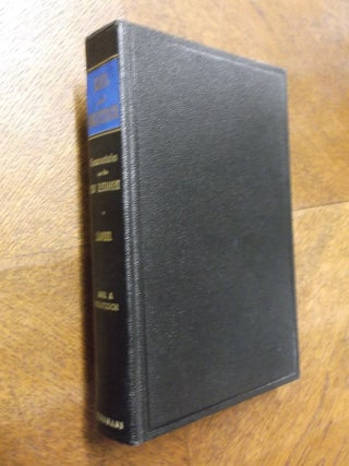 Item #23869 Biblical Commentary on the Books of Samuel: Biblical Commentary on the Old Testament....