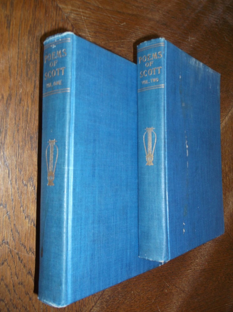 Item #23897 Poems of Sir Walter Scott (Two Volumes) A Library of Poetical Literature in Thirty-Two Volumes. Sir Walter Scott.
