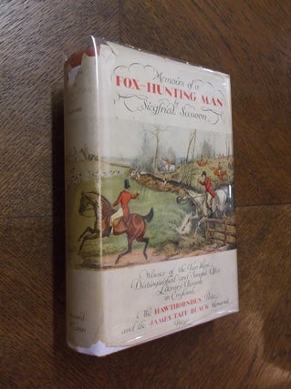 Item #23930 Memoirs of a Fox-Hunting Man. Siegfried Sassoon