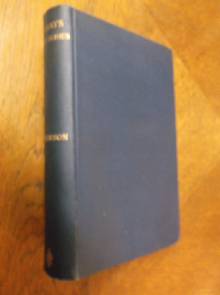 Item #24111 Essays: First Series (Riverside Edition). Ralph Waldo Emerson.