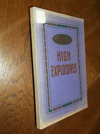 Item #2414 High Explosives. Du Pont