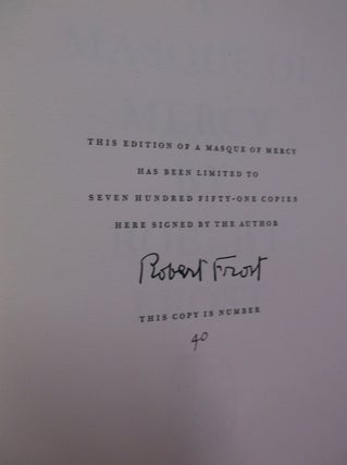 A Masque of Mercy (Signed-Limited Edition).