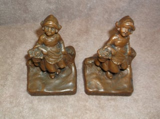 Item #25512 Springtime *Bookends*. Weidlich Brothers