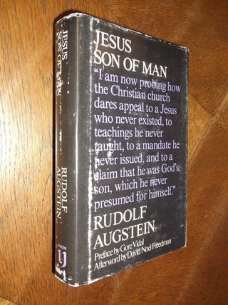 Item #25724 Jesus Son of Man. Rudolf Augstein