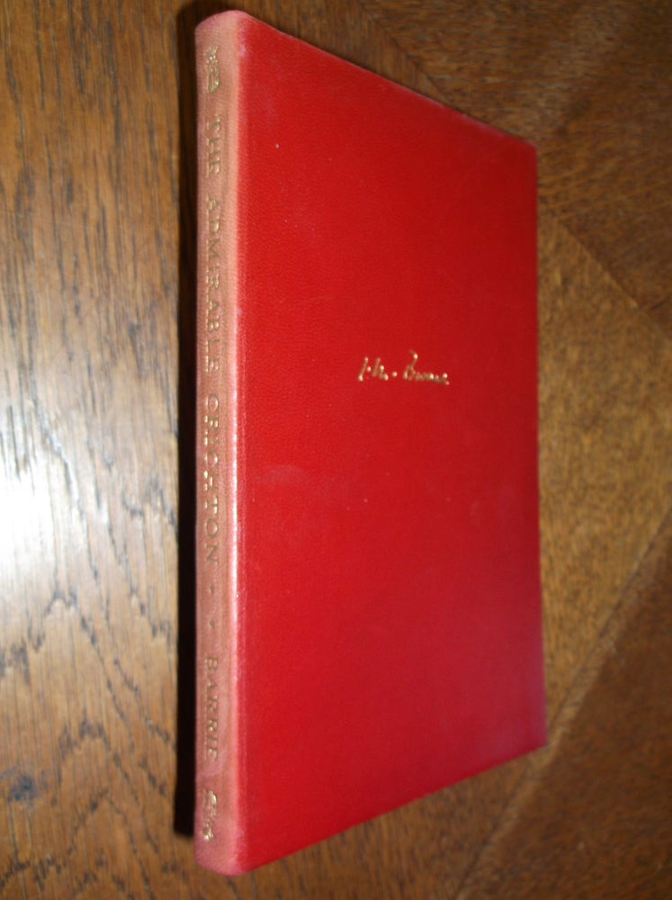 Item #26503 The Admirable Crichton: A Comedy (The Uniform Edition of the Plays of J. M. Barrie). J. M. Barrie.