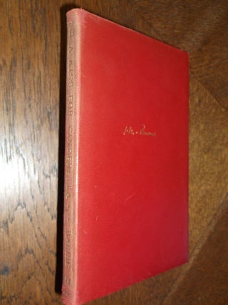 Item #26504 A Kiss for Cinderella: A Comedy (The Uniform Edition of the Plays of J. M. Barrie)....