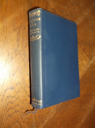 Item #26521 Sketches by Boz. Charles Dickens