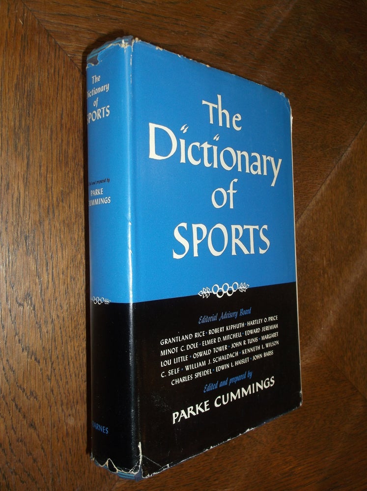 Item #27112 The Dictionary of Sports. Parke Cummings.