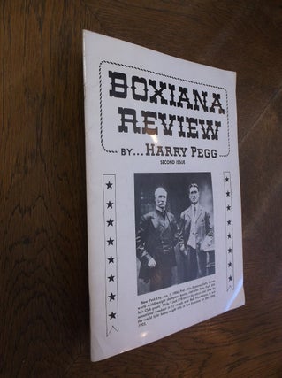 Item #27173 Boxiana Preview: Second Issue. Harry Pegg
