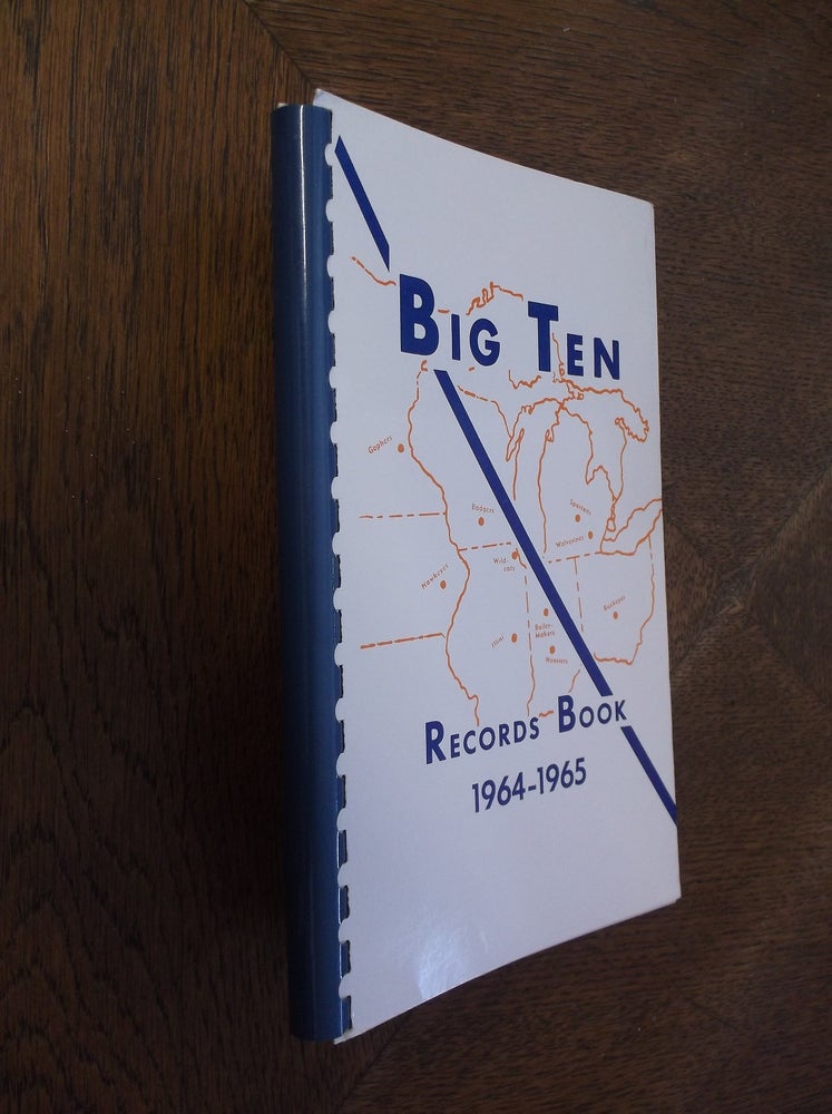 Item #27210 The Big Ten RECORDS BOOK 1964-1965. Big Ten Service Bureau.