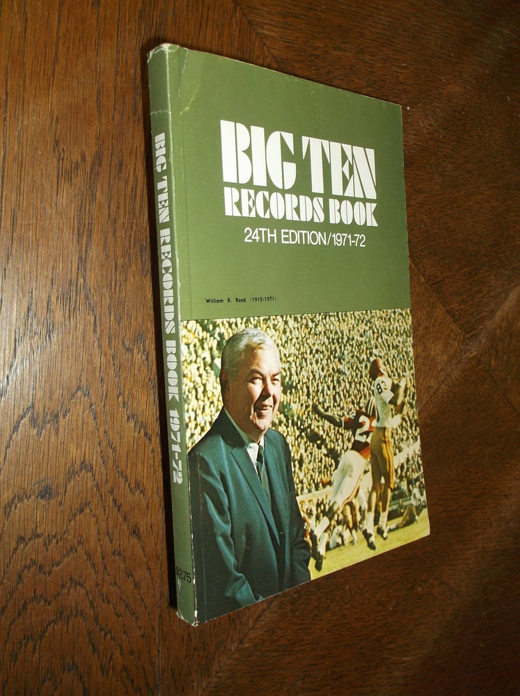 Item #27217 The Big Ten RECORDS BOOK 1971-1972. Big Ten Service Bureau.