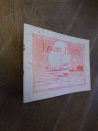 Item #27447 Brooks Boats 1914 (Catalogue No. 28). Brooks Manufacturing