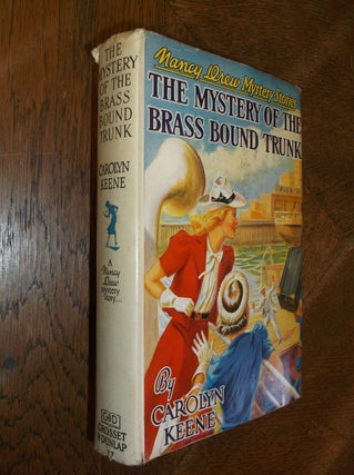 Item #27564 The Mystery of the Brass Bound Trunk: Nancy Drew Mystery Stories. Carolyn Keene