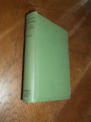 Item #28109 Hartley Coleridge: His Life and Work. Earl Leslie Griggs