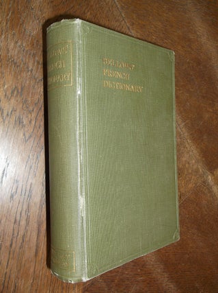 Item #28944 Dictionary of French and English - English and French. John Bellows, William Bellows