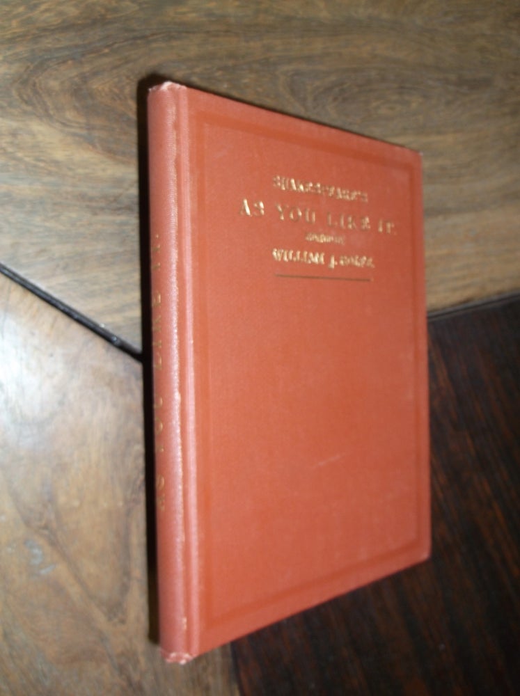 Item #29508 Shakespeare's As You Like It. William Shakespeare, William J. Rolfe.