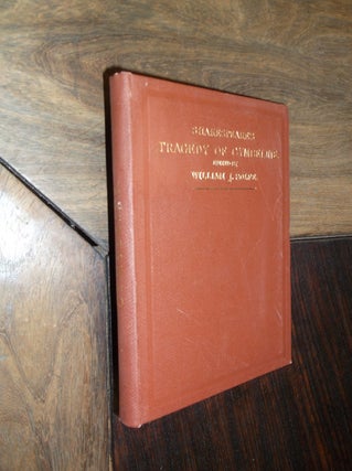 Item #29512 Shakespeare's Tragedy of Cymbeline. William Shakespeare, William J. Rolfe