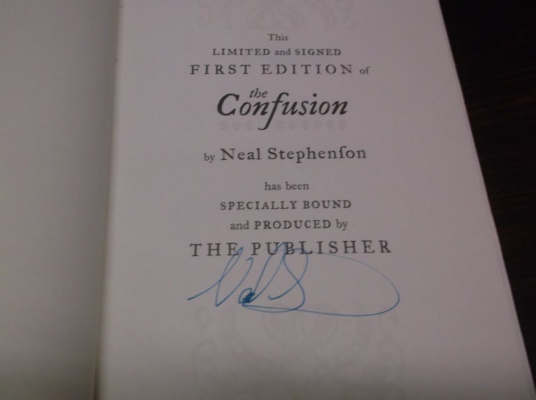 Item #29631 Confusion: Volume Two of the Baroque Cycle. Neal Stephenson.