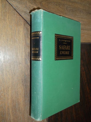 Item #29748 Safari Encore. Fred A. Wardenburg