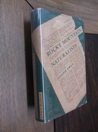 Item #29758 Rocky Mountain Naturalists. Joseph Ewan