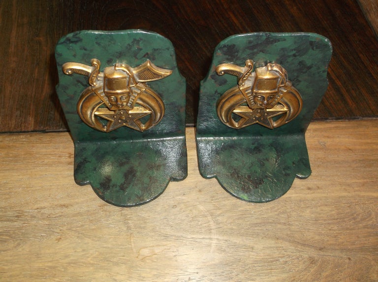 Item #29807 Shriners "Bookends" Ronson.