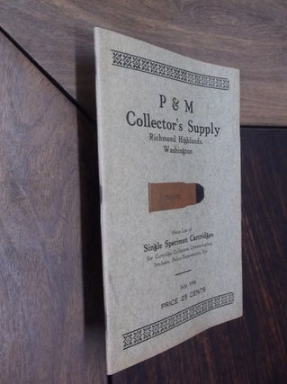 Item #29937 P & M Collector's Supply July 1938 Catalog. P, M Collector's Supply