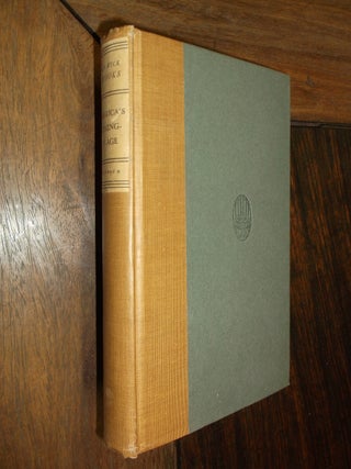 Item #30100 America's Coming-of-Age. Van Wyck Brooks