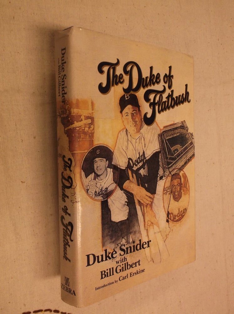 Item #31156 The Duke of Flatbush (Zebra Books). Duke Snider, Bill Gilbert.