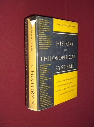 Item #31602 A History of Philosophical Systems. Vergilius Ferm