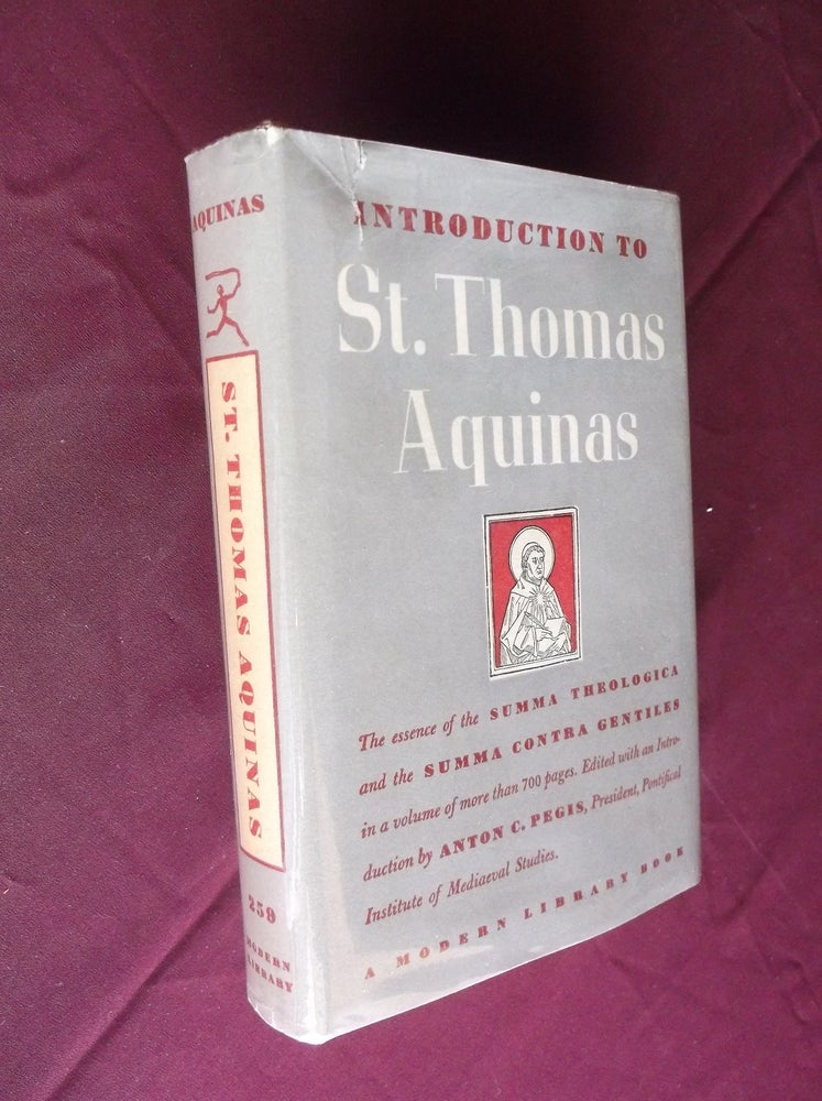 Item #31684 Introduction to Saint Thomas Aquinas. Saint Thomas Aquinas.