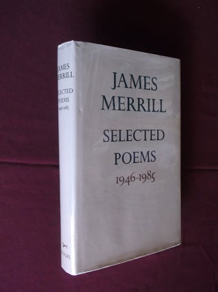 Item #32037 Selected Poems 1946-1985. James Merrill