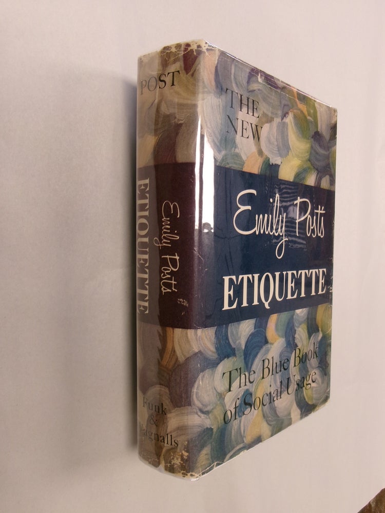 Item #32673 Emily Post's Etiquette: The Blue Book of Social Usage. Emily Post.