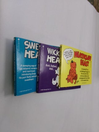 Item #32863 Heathcliff (3 Volumes): Feast - Wicked Loving - Sweet Savage. George Gately