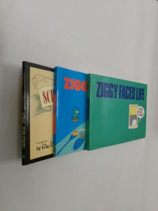Item #32865 Ziggy (Three Volumes): Ziggy Faces Life - Ziggy and Friends - Ziggy's School of Hard...