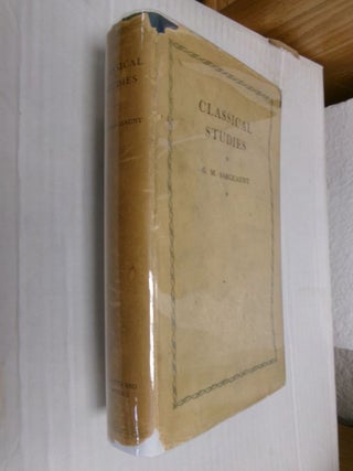 Item #34317 Classical Studies. G. M. Sargeaunt